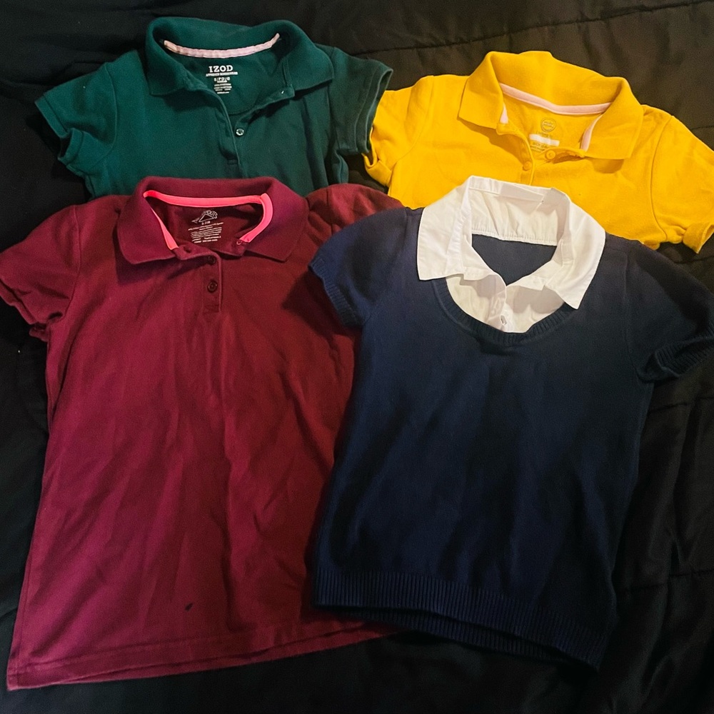 Girls uniform polos